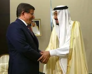 Davutoğlu, Suudi Arabistan Kralı ile görüştü