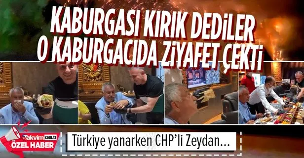 Türkiye yanarken Adana Büyükşehir Belediye Başkanı Zeydan Karalar kaburga ziyafetinde!