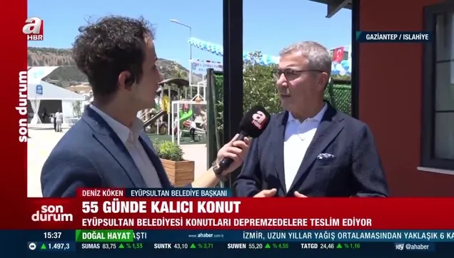 Islahiye'de 55 günde kalıcı konut yapıldı!