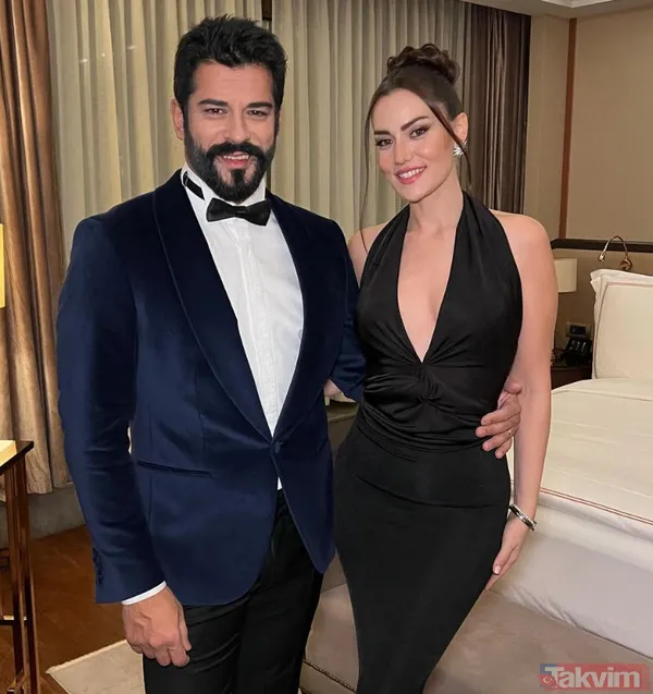 Fahriye Evcen aşka geldi eşi Burak Özçivit'i yere göğe sığdıramadı "Onu her haliyle seviyorum" GQ gecesine aşk dolu bakışlarla damga vurmuştu - 5