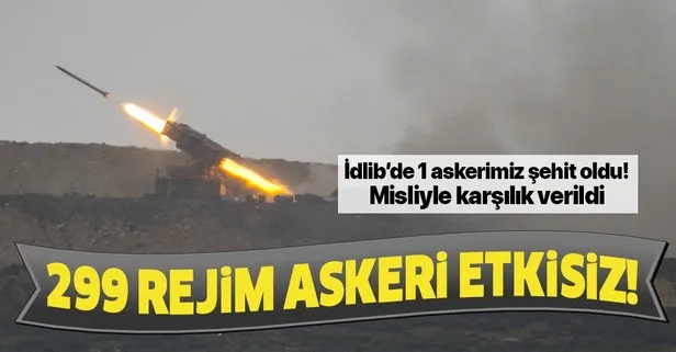 İdlib'de 1 askerimiz şehit oldu