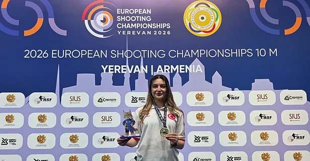 Havalı şampiyon! Milli atıcı Damla Köse'den altın madalya