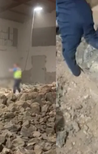 Polis bile şaşkına döndü! Sahte taşların içine gizlenmiş...