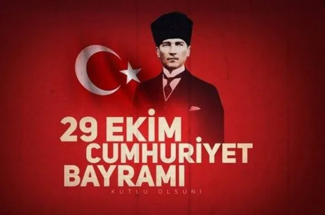 2020 en güzel 29 Ekim Cumhuriyet Bayramı mesajları | Resimli Atatürk ve Türk Bayraklı Cumhuriyet bayramı mesajları