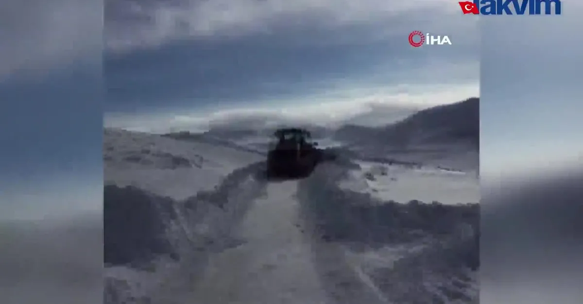 Erzurum’da 2 kişinin üzerine çığ düştü