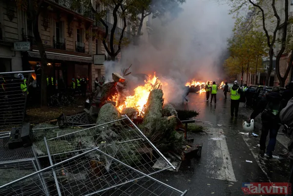 Fransa'daki Sarı Yelekliler'in eyleminde Gezi Parkı izleri - 15