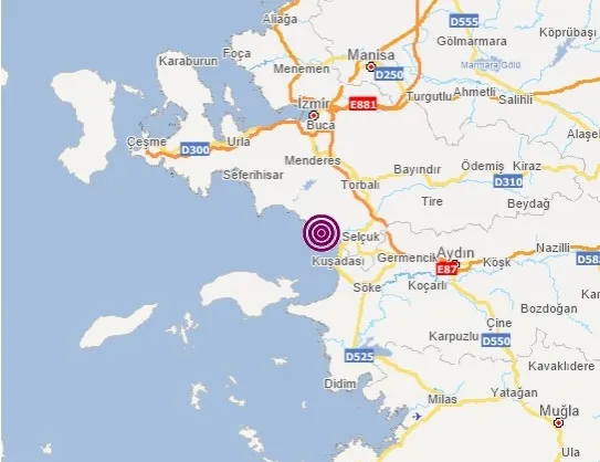 İzmir’de deprem! AFAD merkez üssünü açıkladı