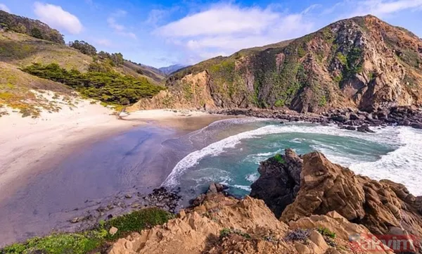 Lavanta renkli plajlar: Dünyada nadir görülüyor! Meğer mor kumun sırrı... - 6