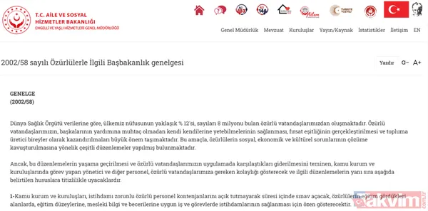 3 Aralık'ta engelli memurlar izinli mi? Dünya Engelliler Günü resmi tatil mi, idari izin var mı? - 4