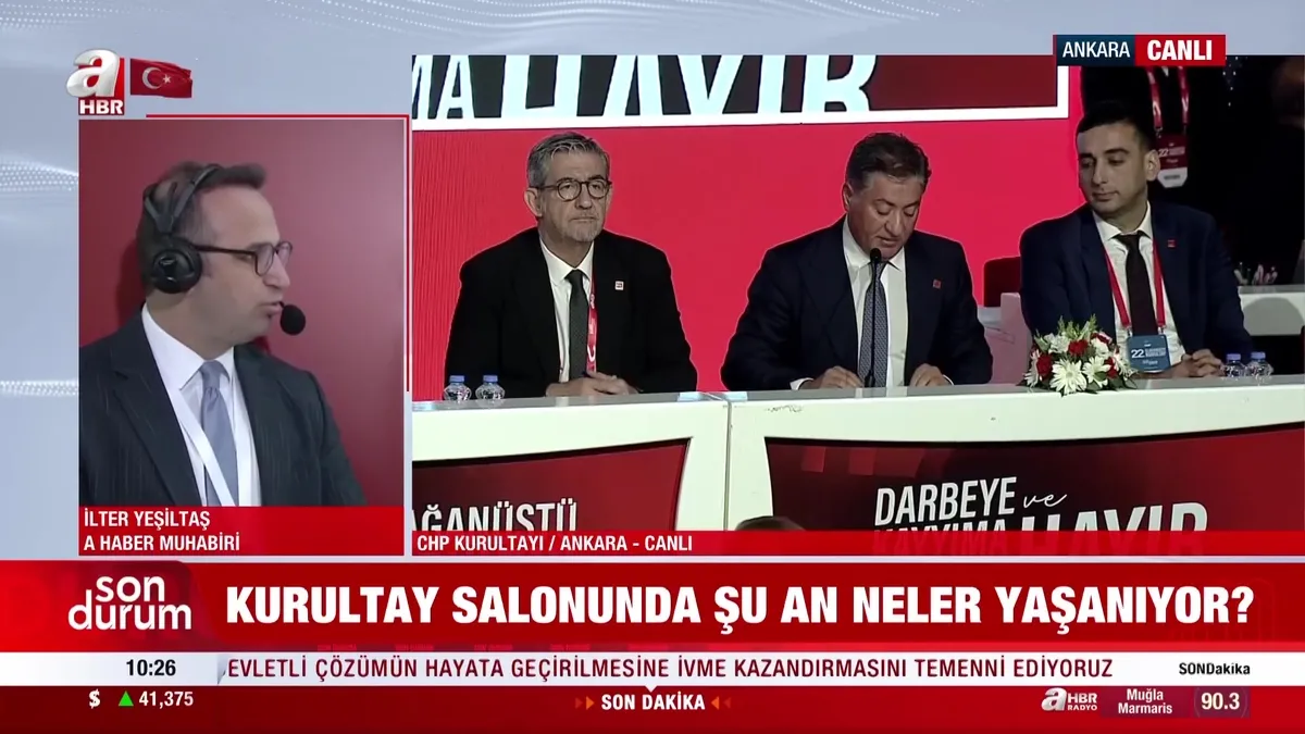 Chp 22. olağanüstü kurultayı başladı