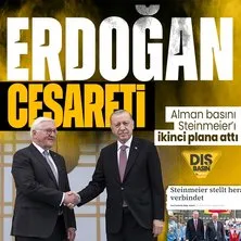 Başkan Erdoğan-Steinmeier görüşmesi dünya basınında! Alman gazete ‘Türk Başkan daha cesur konuştu’ dedi