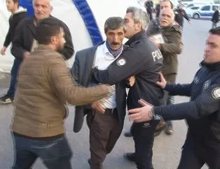 HDP’li vekillerinin binaya gelmesi acılı aileleri çıldırttı!