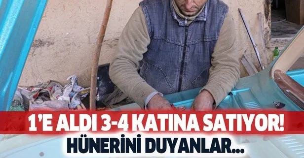 Bire aldı üç dört katına satıyor! Hünerini duyanlar...