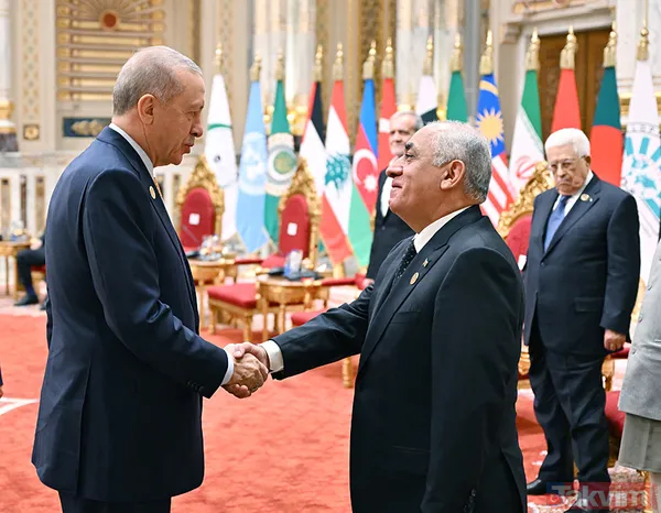 Kahire'de D-8 zirvesi! Sisi ve liderler Başkan Erdoğan'ı ayakta karşıladı - 9