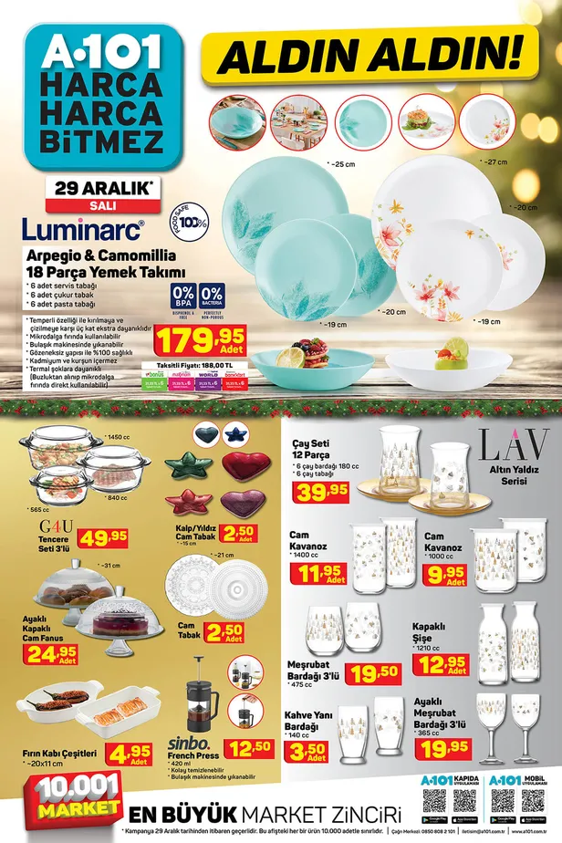 A101 aktüel ürünler kataloğu 29 Aralık Salı 2020! A101 aktüel ürünlerde bu hafta neler var?-7