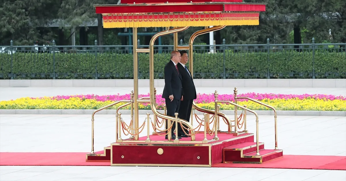 Başkan Erdoğan Çin’de resmi törenle karşılandı