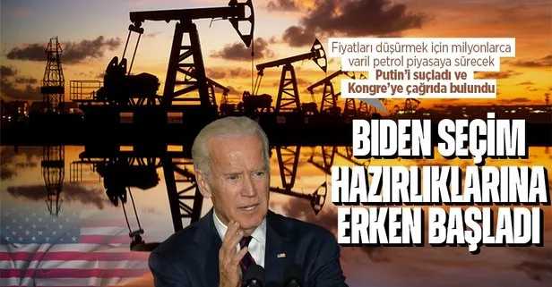 Joe Biden Avrupa’daki gibi akaryakıt kuyrukları istemiyor! ABD 15 milyon varil petrolü piyasaya sürecek
