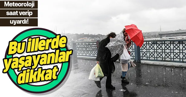 Son dakika: Meteorolojiden 4 il için kuvvetli yağış uyarısı! 12 Ocak 2020 hava durumu