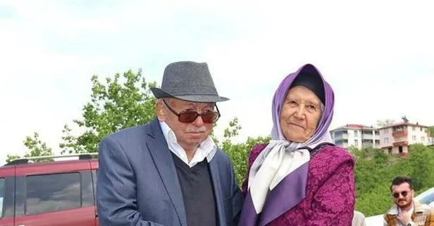 Yer: Ordu Altınordu... 50 torunları olan Mehmet - Hamdiye Akyol çifti, birlikteliklerinin 75. yılında nikah tazeledi