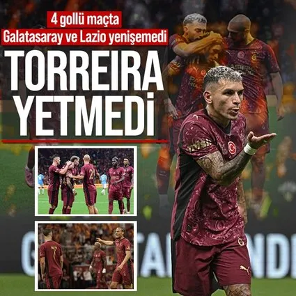 Galatasaray ve Lazio yenişemedi: 2-2