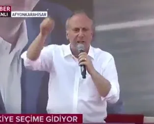Muharrem İnce canlı yayında rezil oldu