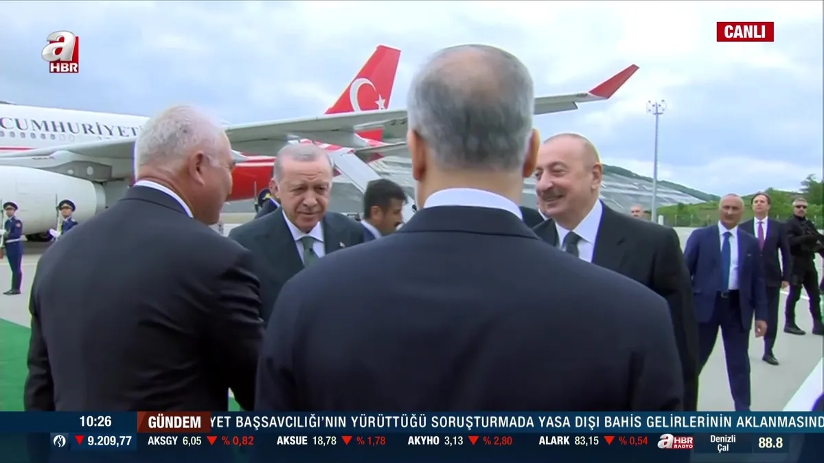 Başkan Erdoğan Azerbaycan’da