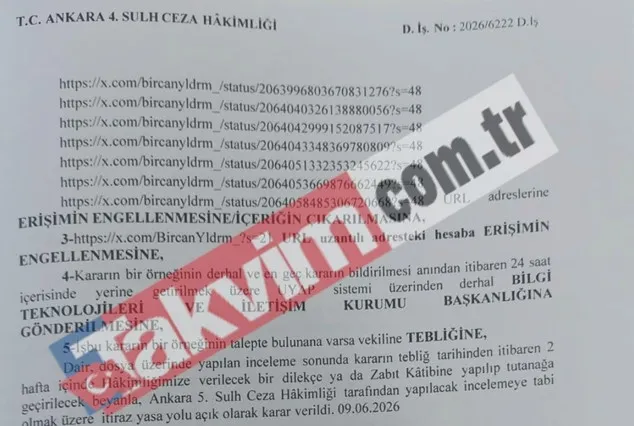 bircan-yildirimin-hesabi-icin-kapatma-karari-alindi-1781042455303.jpeg Adnan Oktar suç örgütü iltisaklı Bircan Yıldırım'ın X hesabı kapatıldı! Kararın detayları Takvim'de-4