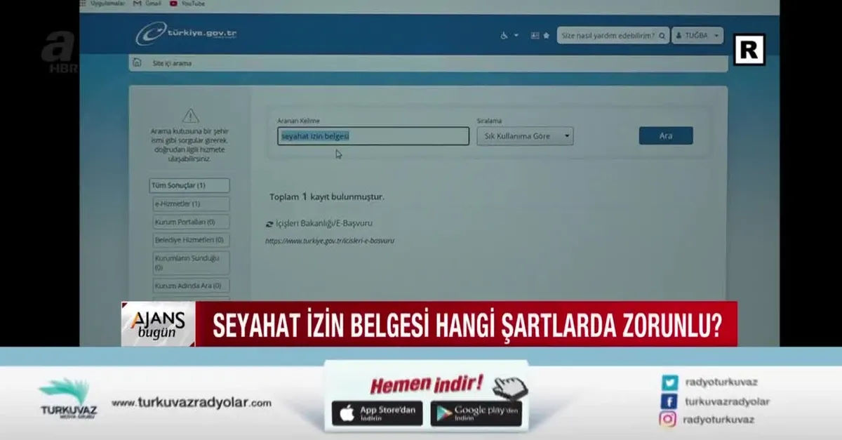 Seyahat izni hangi durumlarda veriliyor? E-devlet ve SMS ile seyahat izin belgesi nasıl alınır?