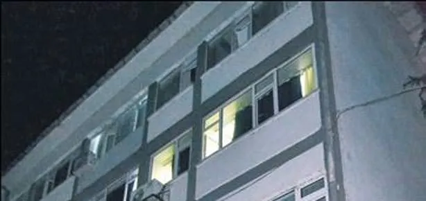 Pencereden morga düştü