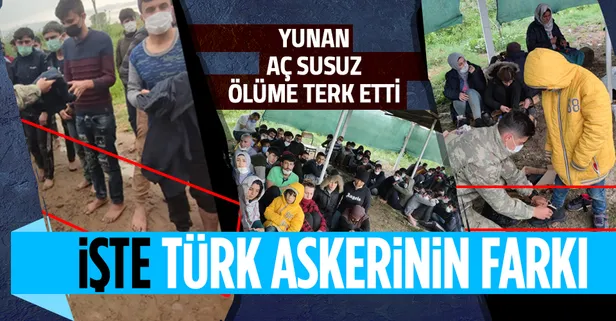 Son dakika: Yunanistan'dan göçmenlere insanlık dışı muamele! Eşyalarını alıp aç susuz bıraktılar