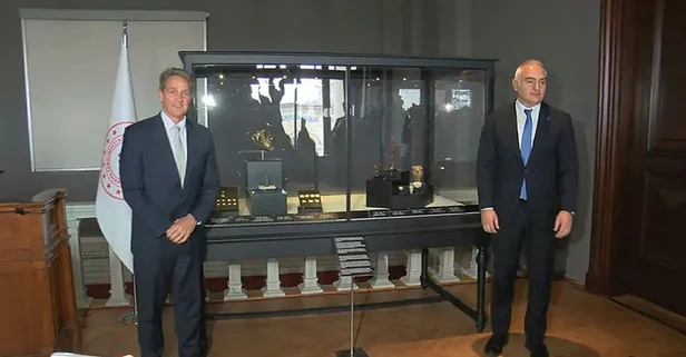 ABD'ye kaçırılan tarihi eserler Türkiye'ye geri getirildi