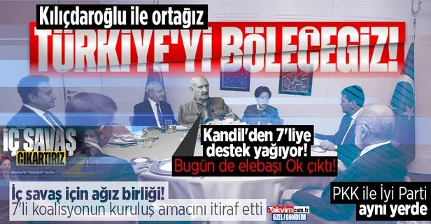 Kandil’den destek yağıyor, dün Bese Hozat bugün Sabri Ok! PKK elebaşı Ok’tan açık açık bölücü itiraf: 7’li koalisyonun içindeyiz amacımız özerklik!