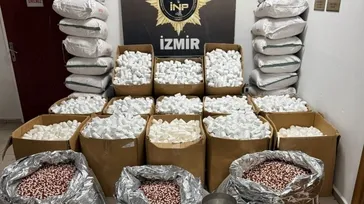 İzmir rekor uyuşturucu hap operasyonu
