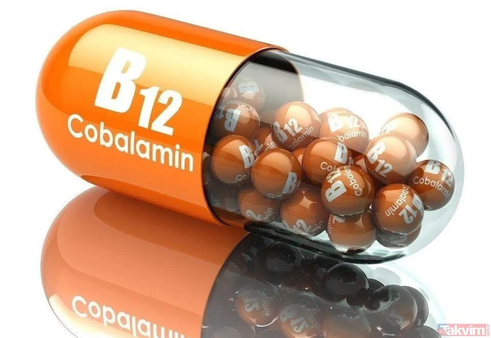 B12 vitamini hangi besinlerde bulunur? B12 ne işe yarar? Eksikliği için