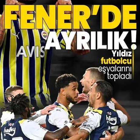 Fenerbahçe’de yılıdız oyuncu pılını pırtını toplayıp gidiyor! 11 gol atıp 7 de asist yapmıştı ama artık başka takımda oynayacak