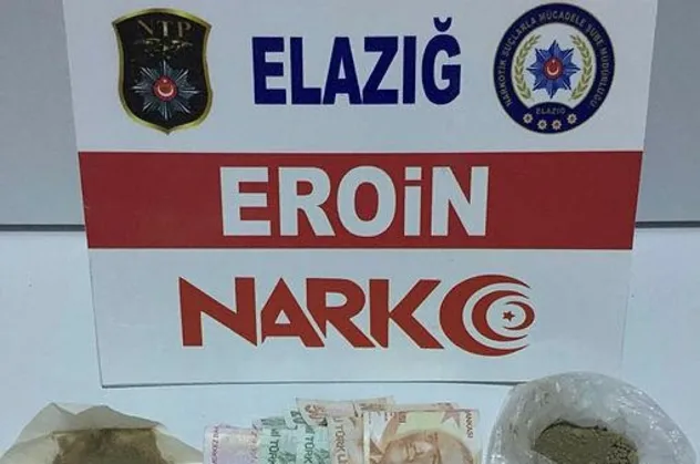 Elazığ'da satışa hazır paketlerde eroin ele geçirildi