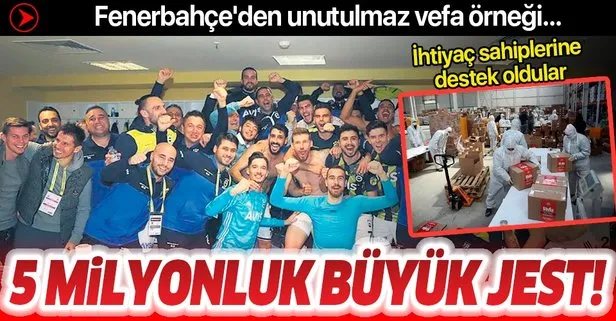 5 milyonluk büyük jest! Fenerbahçe’den unutulmaz vefa örneği...