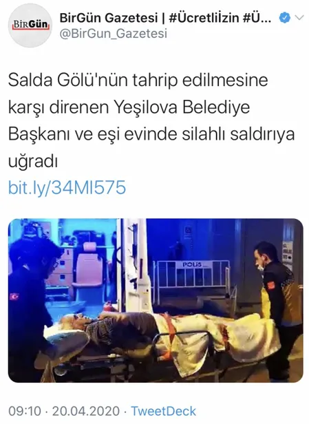Yalan terörü bu defa Salda Gölü üzerinden yapıldı! Yeşilova Belediye Başkanı Mümtaz Şenel’in saldırıya uğramasını Salda Gölü’ne bağladılar!-6