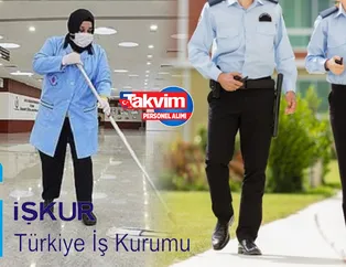 4.253,40 TL maaş + sigorta! 182 güvenlik görevlisi, 838 temizlik personeli alınacak, İŞKUR az evvel duyurdu! İstanbul, Ankara ve daha bir çok ilde...
