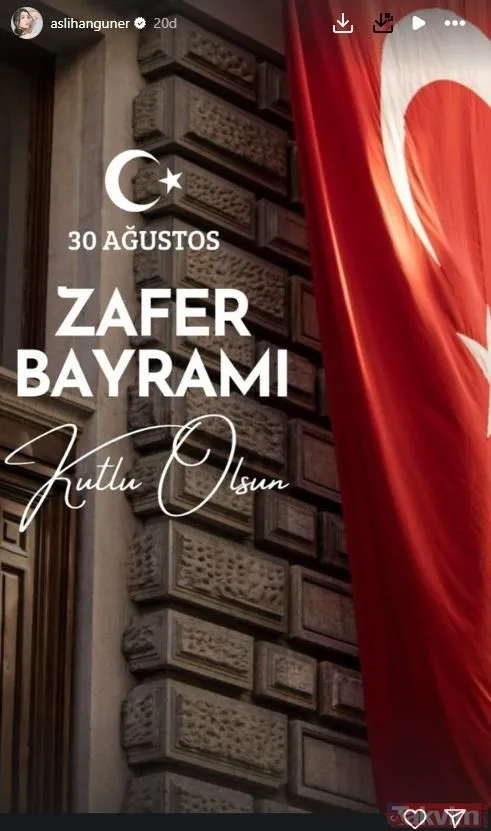 Ünlü isimlerden 30 Ağustos Zafer Bayramı paylaşımları! Demet Akalın, Müge Anlı, İbrahim Tatlıses, Alişan, Sinan Akçıl... - 16