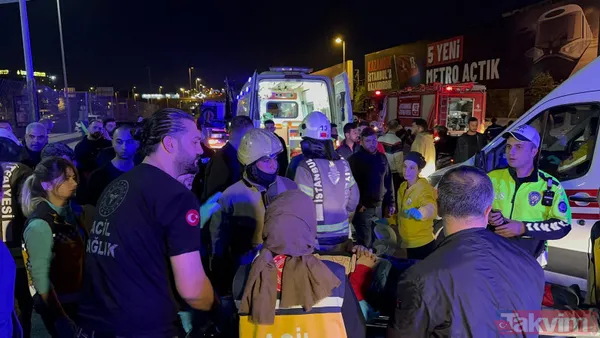 İstanbul Merter'de makas terörü can aldı! Bariyerlere çarpan cip alev aldı: 1 ölü, 3 ağır yaralı - 7