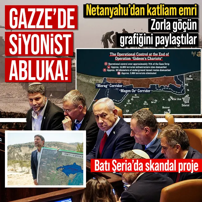 İsrail Gazzede yeni saldırılara başladığını açıkladı! Katliam haritası: Zorla göçün grafiğini paylaştılar