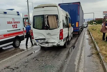 11 araç birbirine girdi!