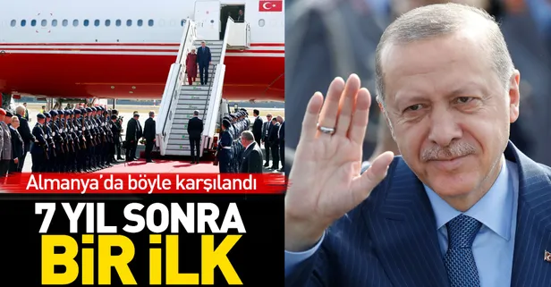 Son dakika: Başkan Erdoğan Almanya'da