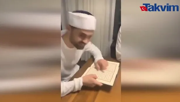 Ahmet Çalık’ın Kur’an-ı Kerim okuduğu anlar yürek dağladı! Futbolcu Ahmet Çalık'tan geriye...