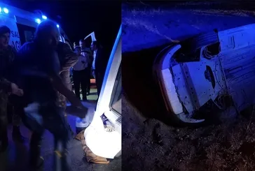 Van'da feci kaza!