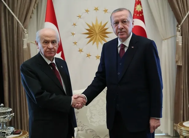 Başkan Erdoğan ile Bahçeli arasında yerel seçimler sonrası ilk görüşme-1