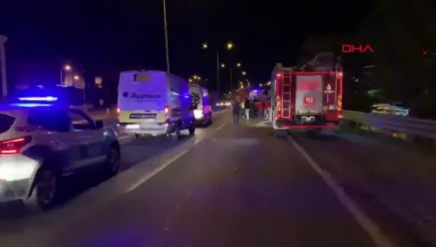 İstanbul'da E5'te kaza! 1 ölü 3 yaralı