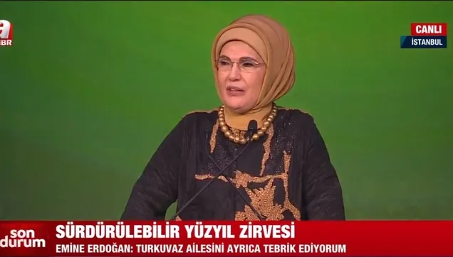Emine Erdoğan'dan Turkuvaz Medya'ya özel teşekkür