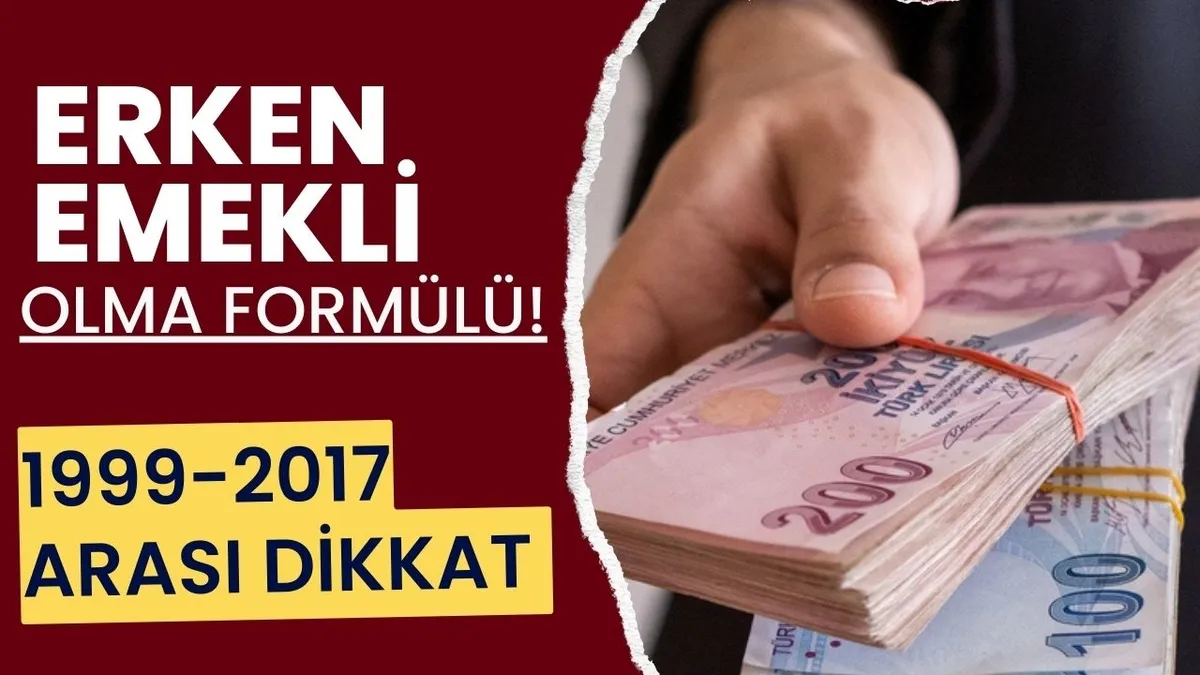 48 49 50 55 yaşında emeklilik isteyene altın gibi tablo! 1995 1998 1999 2017 sigortalılar yararlanacak